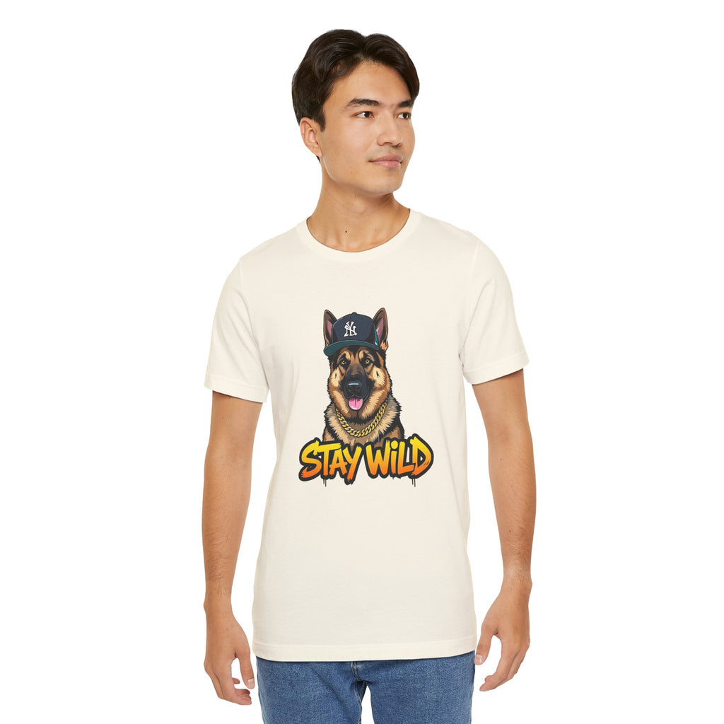 Stay Wild German Shepherd Graphic Tee