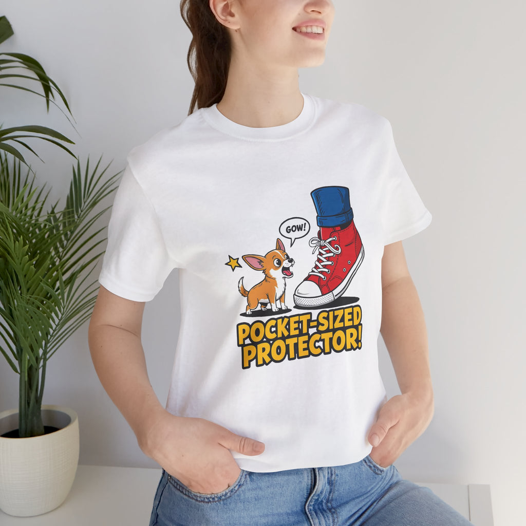 Chihuahua Pocket-Sized Protector Tee with Cute Dog Design