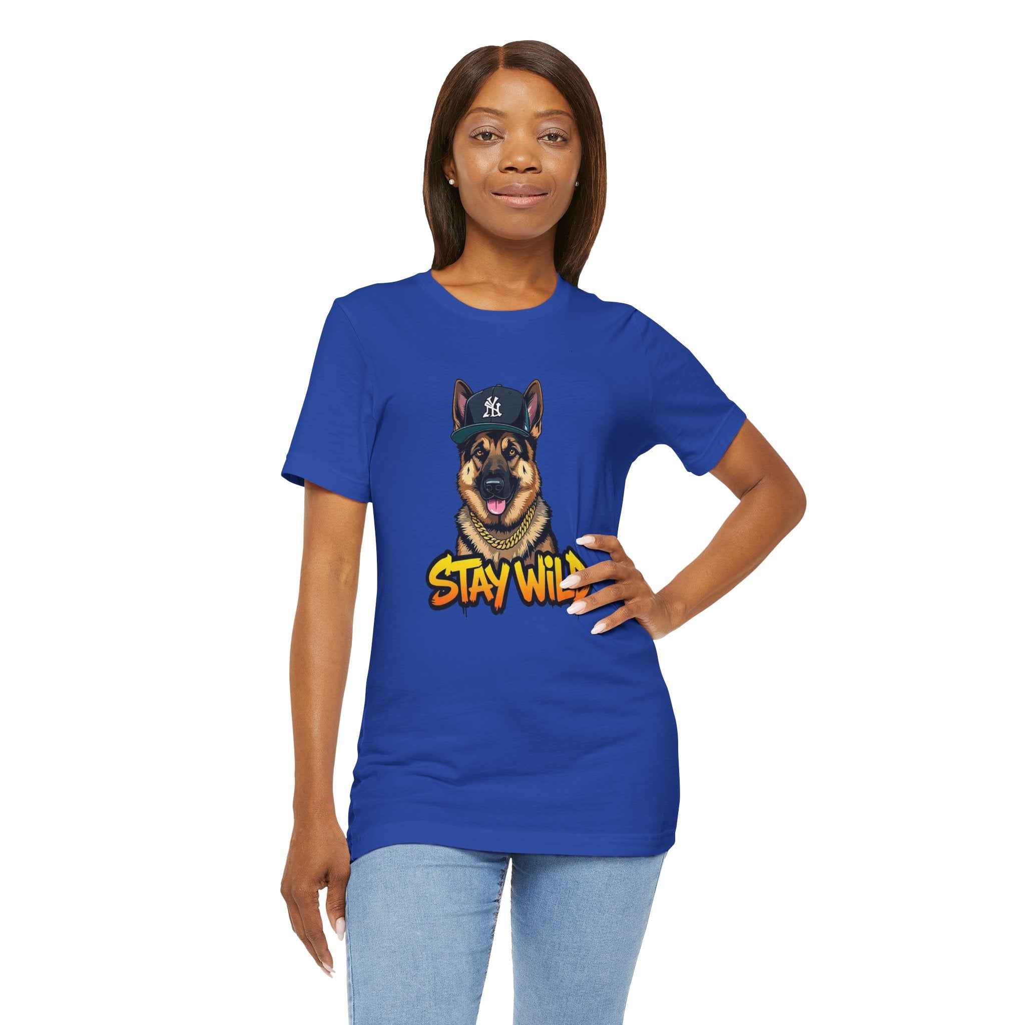 Stay Wild German Shepherd Graphic Tee