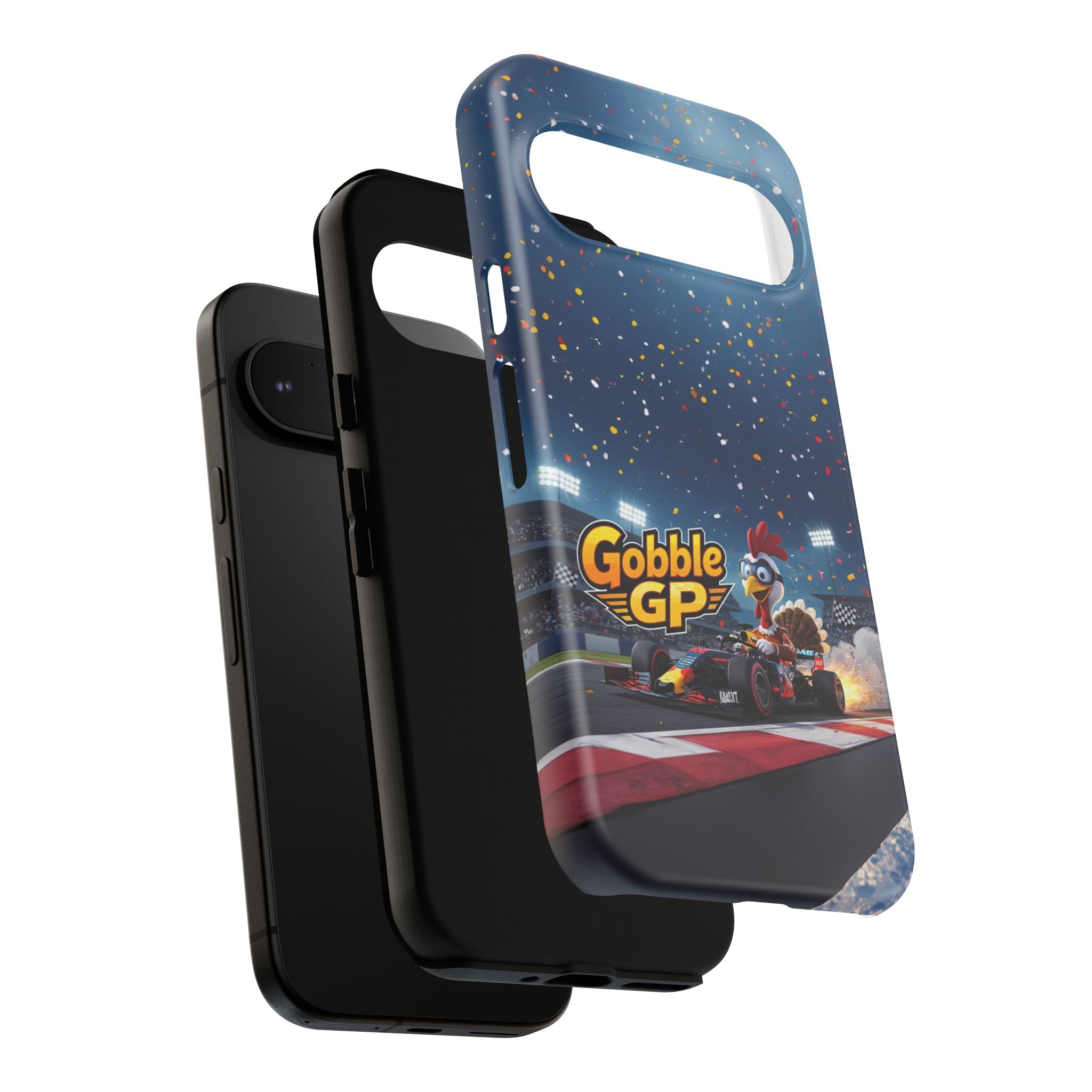 Gobble GP Turkey Racing Phone Case — Tough Protective Cover
