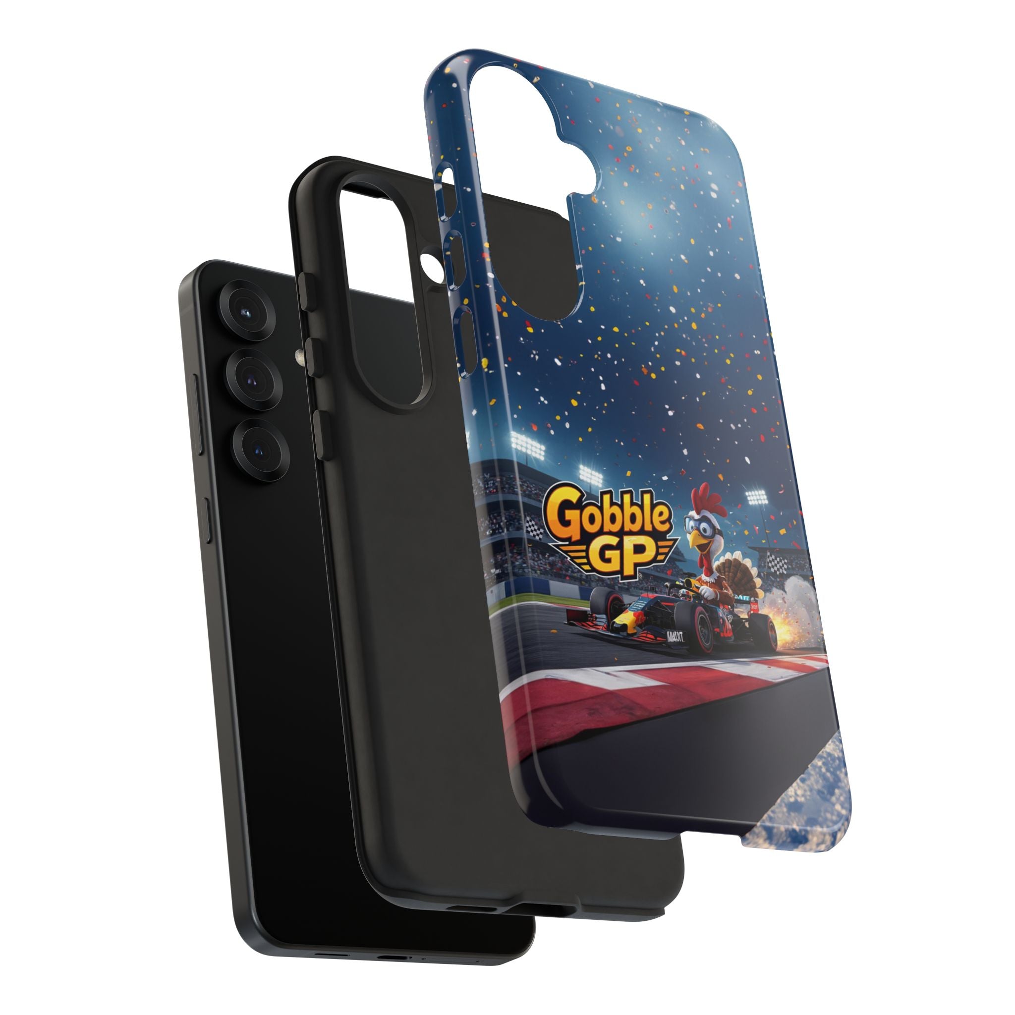 Gobble GP Turkey Racing Phone Case — Tough Protective Cover