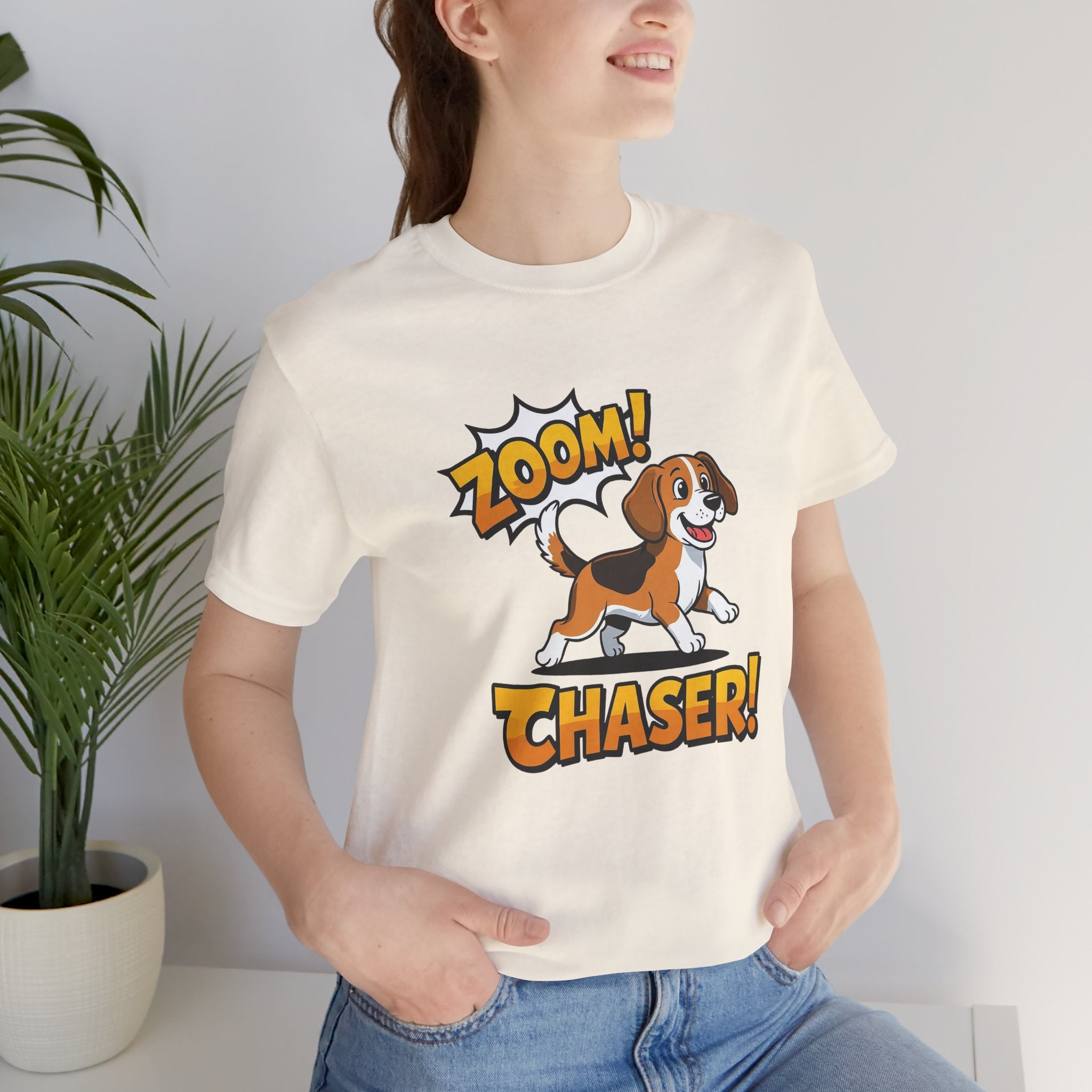 Beagle Zoom! Chaser! Dog Lover Unisex Tee