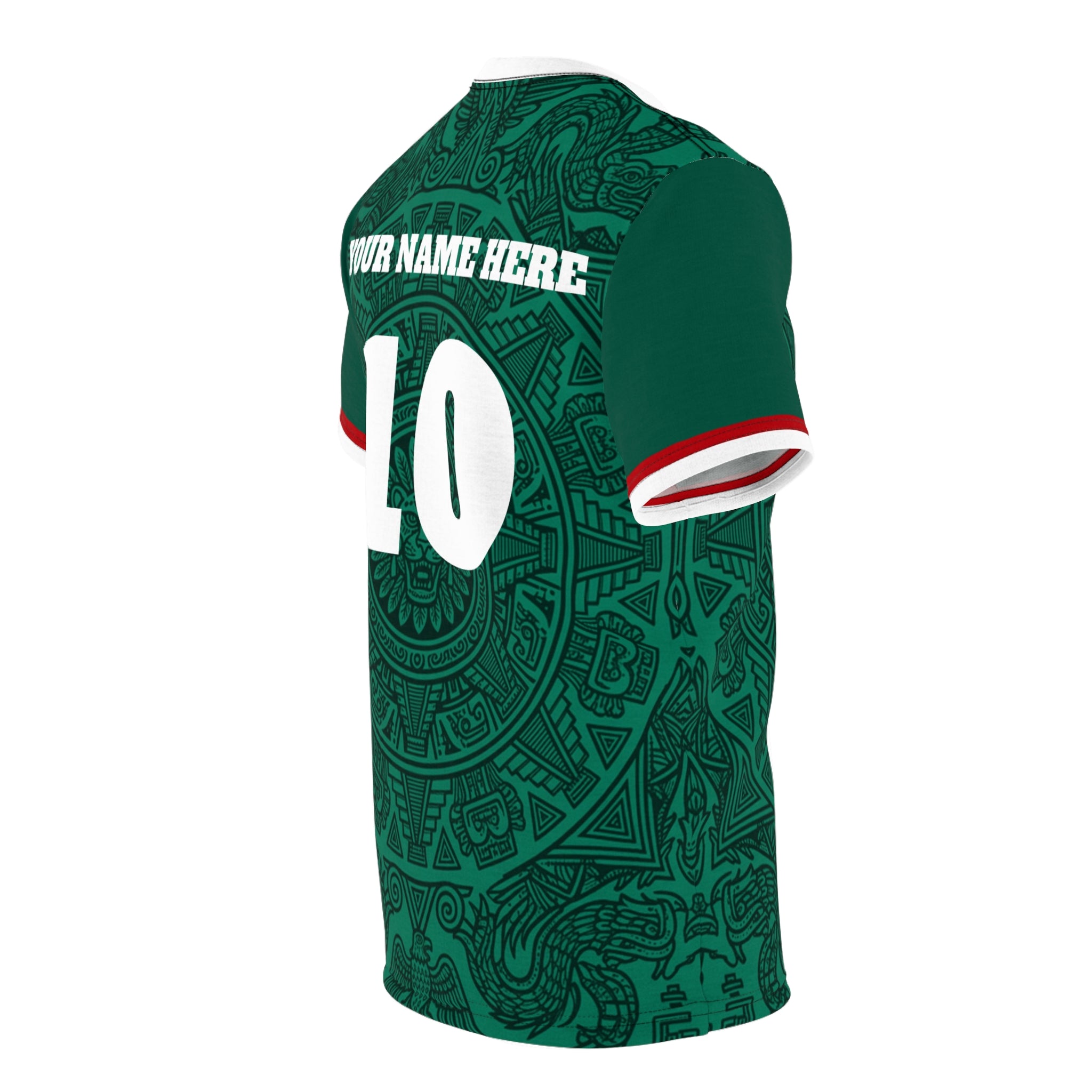 Mexico Aztec Soccer National Team Jersey -- Custom Jersey