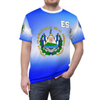 El Salvador Soccer Jersey doted — Custom Jersey