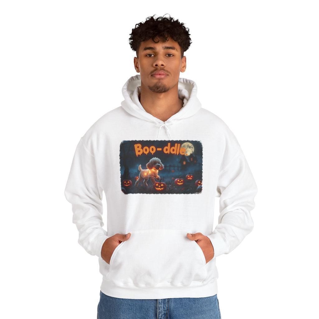 Poodle Halloween Hoodie Pumpkin Design