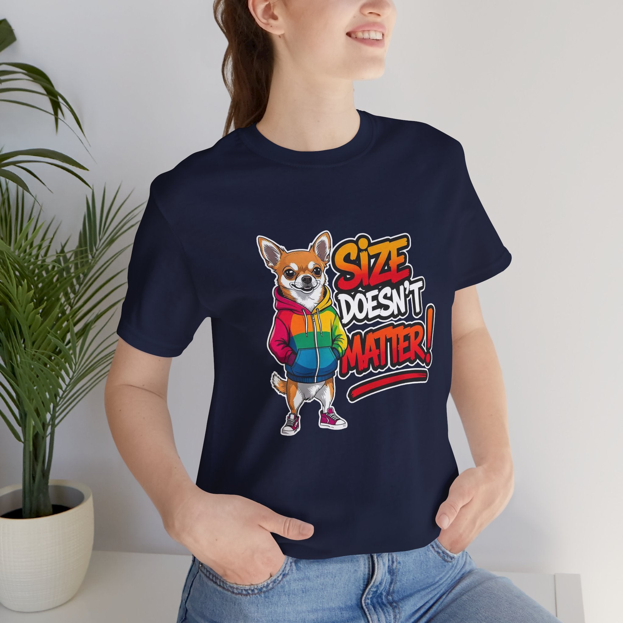 Chihuahua Size Doesn't Matter Dog Tee