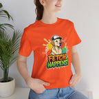 Labrador Retriever 'FETCH HAPPENS' Unisex T-Shirt