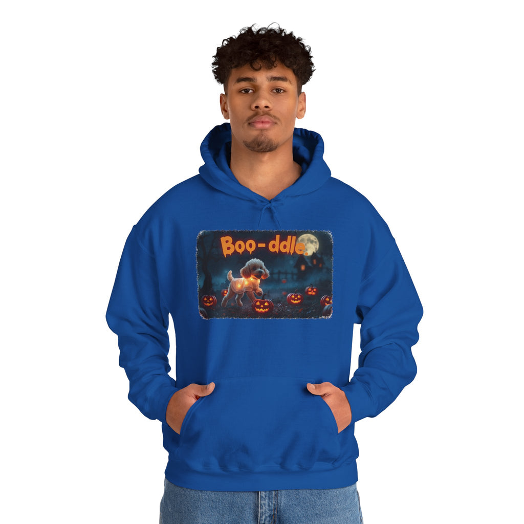 Poodle Halloween Hoodie Pumpkin Design