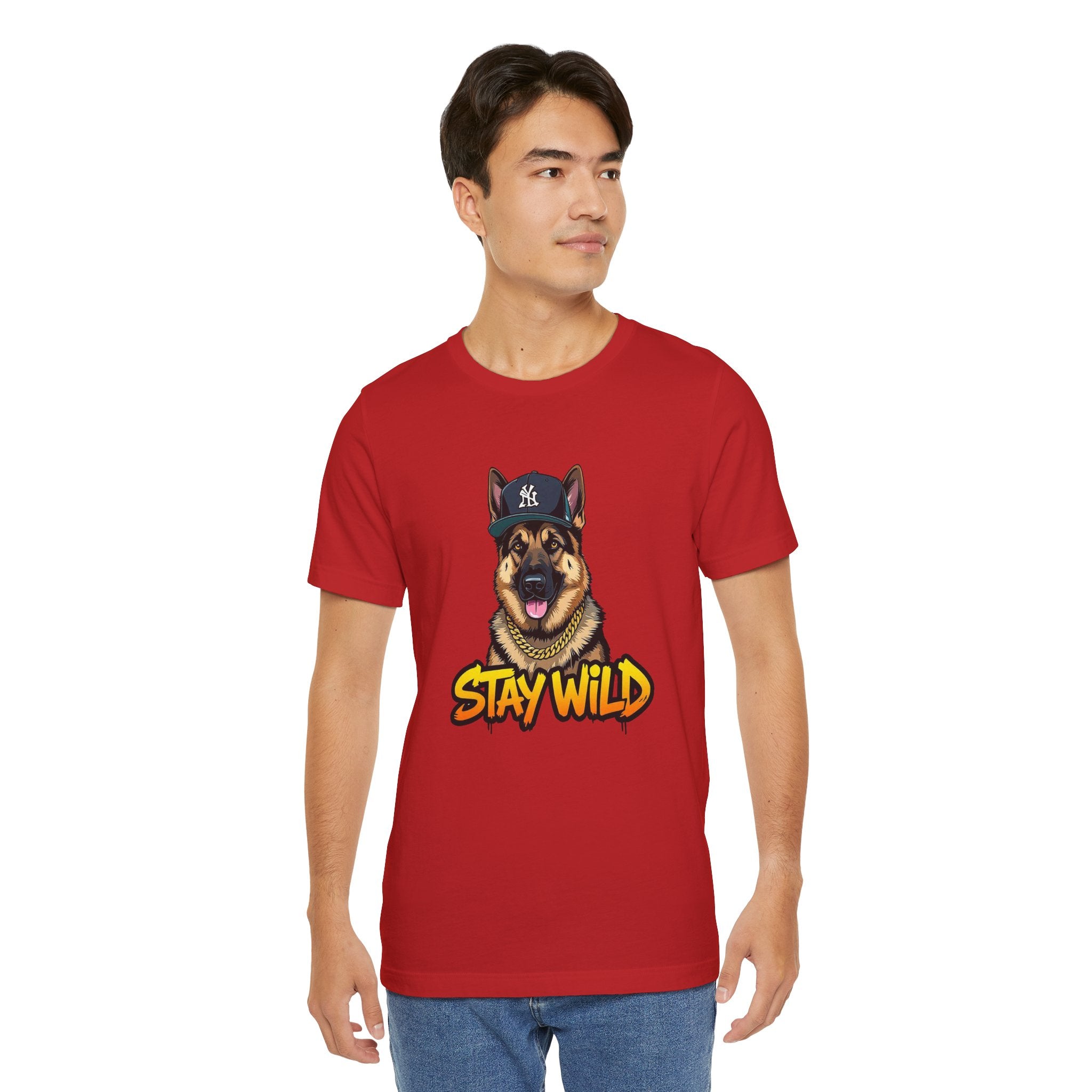 Stay Wild German Shepherd Graphic Tee
