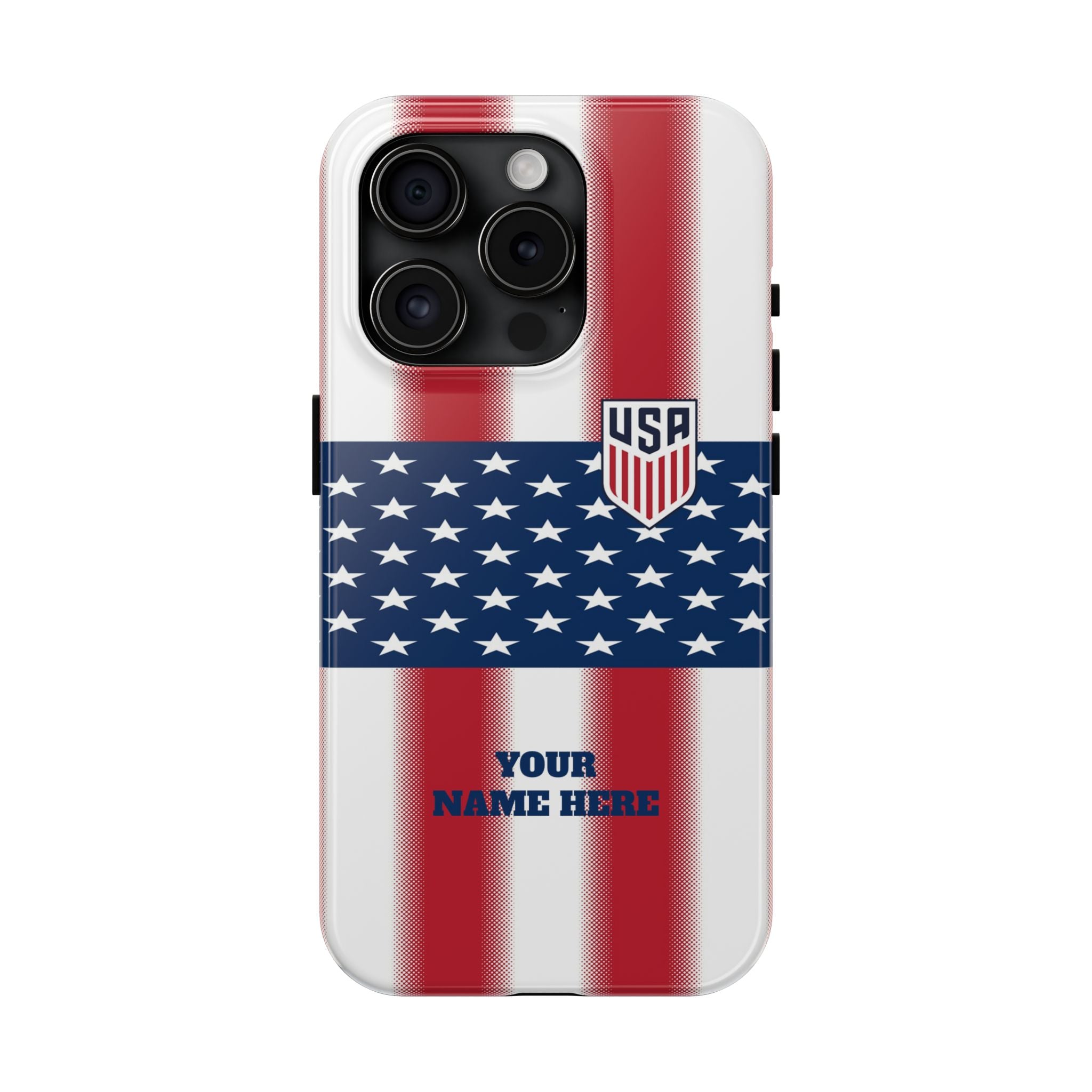 USA Soccer Phone Case — Tough Protective Fan Cover -- Custom Phone Case