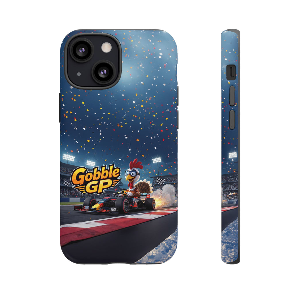 Gobble GP Turkey Racing Phone Case — Tough Protective Cover