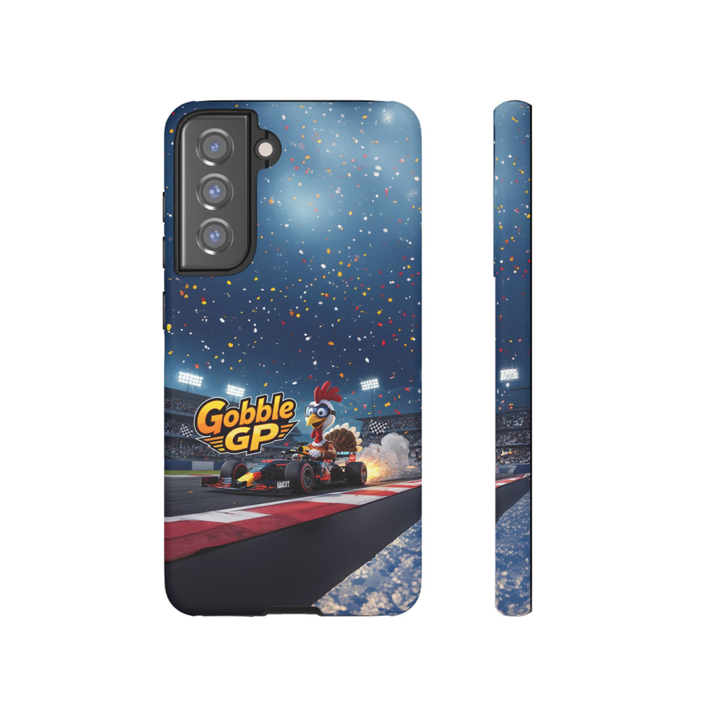 Gobble GP Turkey Racing Phone Case — Tough Protective Cover