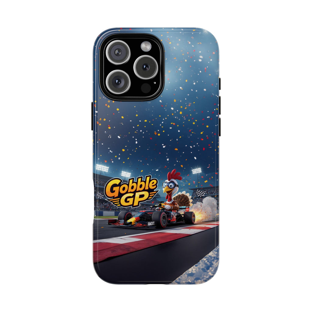 Gobble GP Turkey Racing Phone Case — Tough Protective Cover