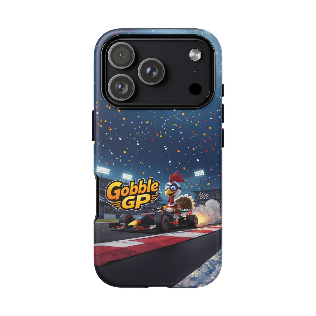 Gobble GP Turkey Racing Phone Case — Tough Protective Cover