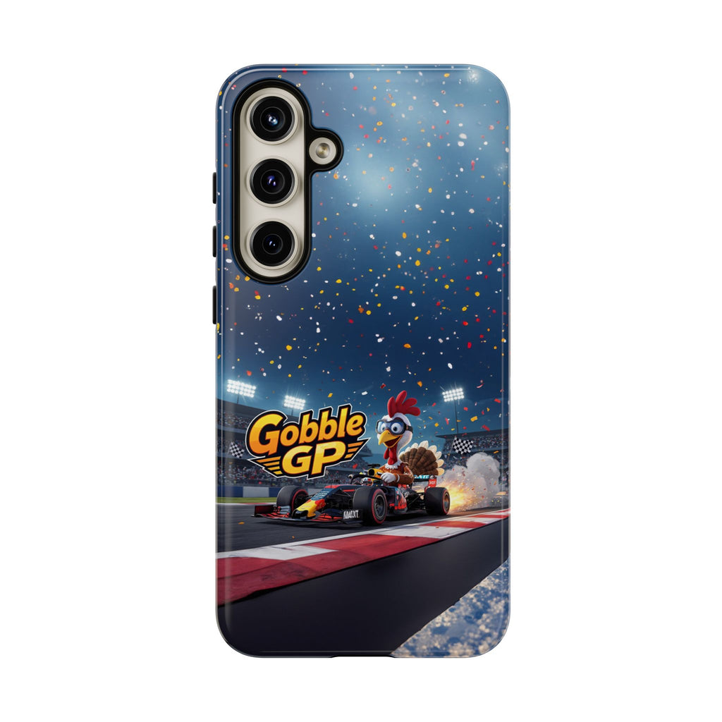 Gobble GP Turkey Racing Phone Case — Tough Protective Cover