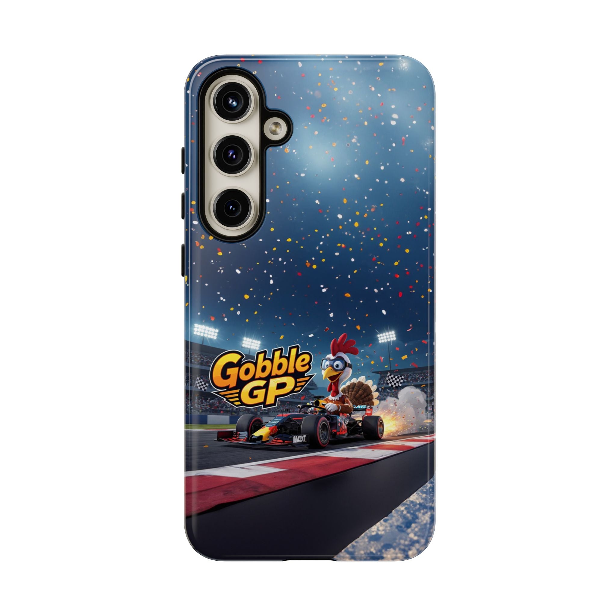 Gobble GP Turkey Racing Phone Case — Tough Protective Cover