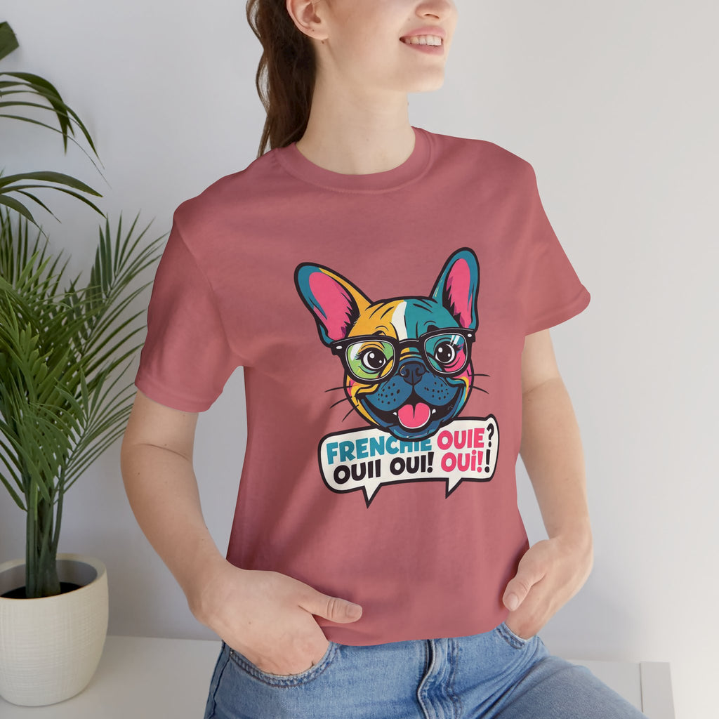 French Bulldog Playful Frenchie Graphic Tee