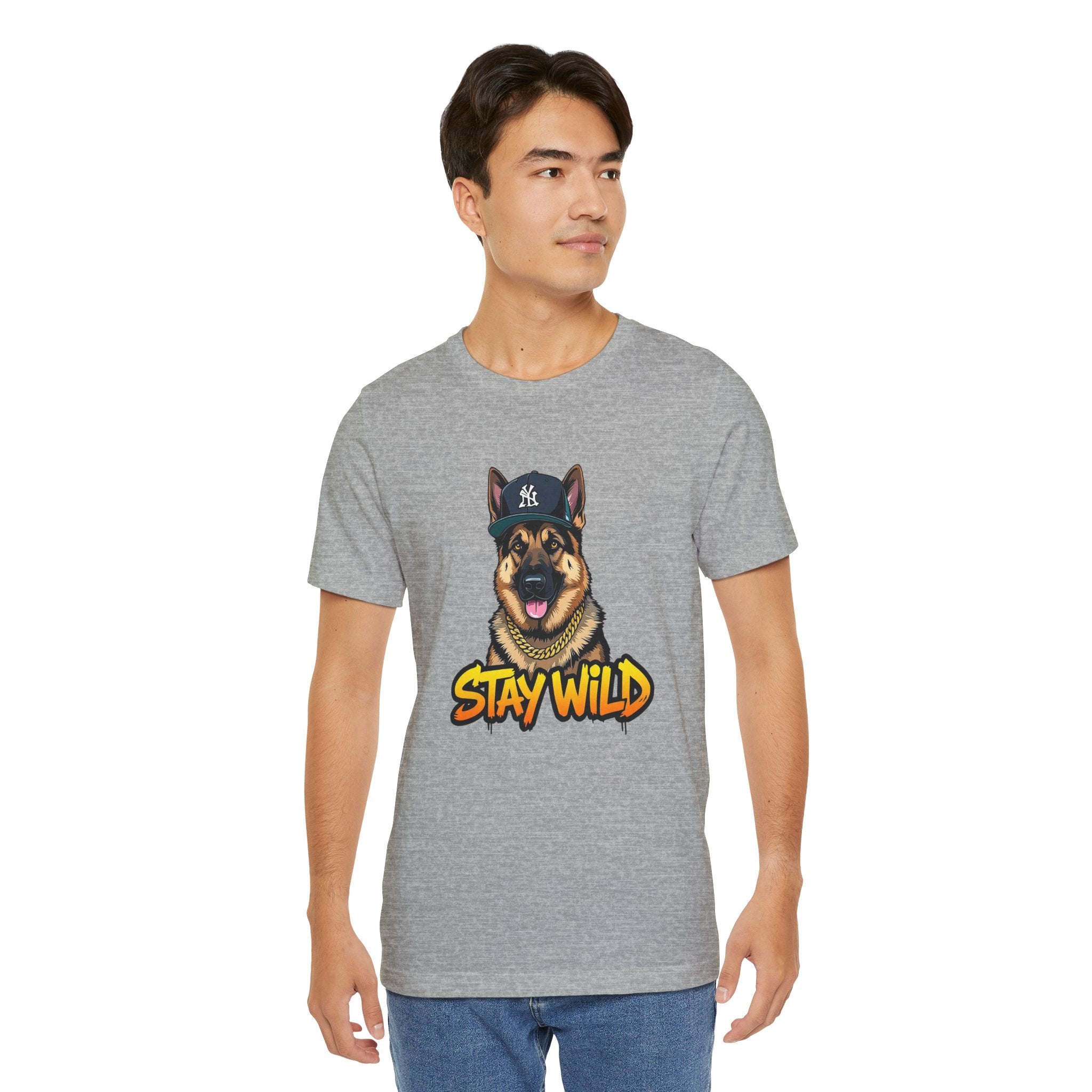 Stay Wild German Shepherd Graphic Tee