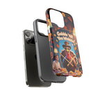 Thanksgiving Tough Phone Case - "Gobble 'til You Wobble" Turkey Protective Cover