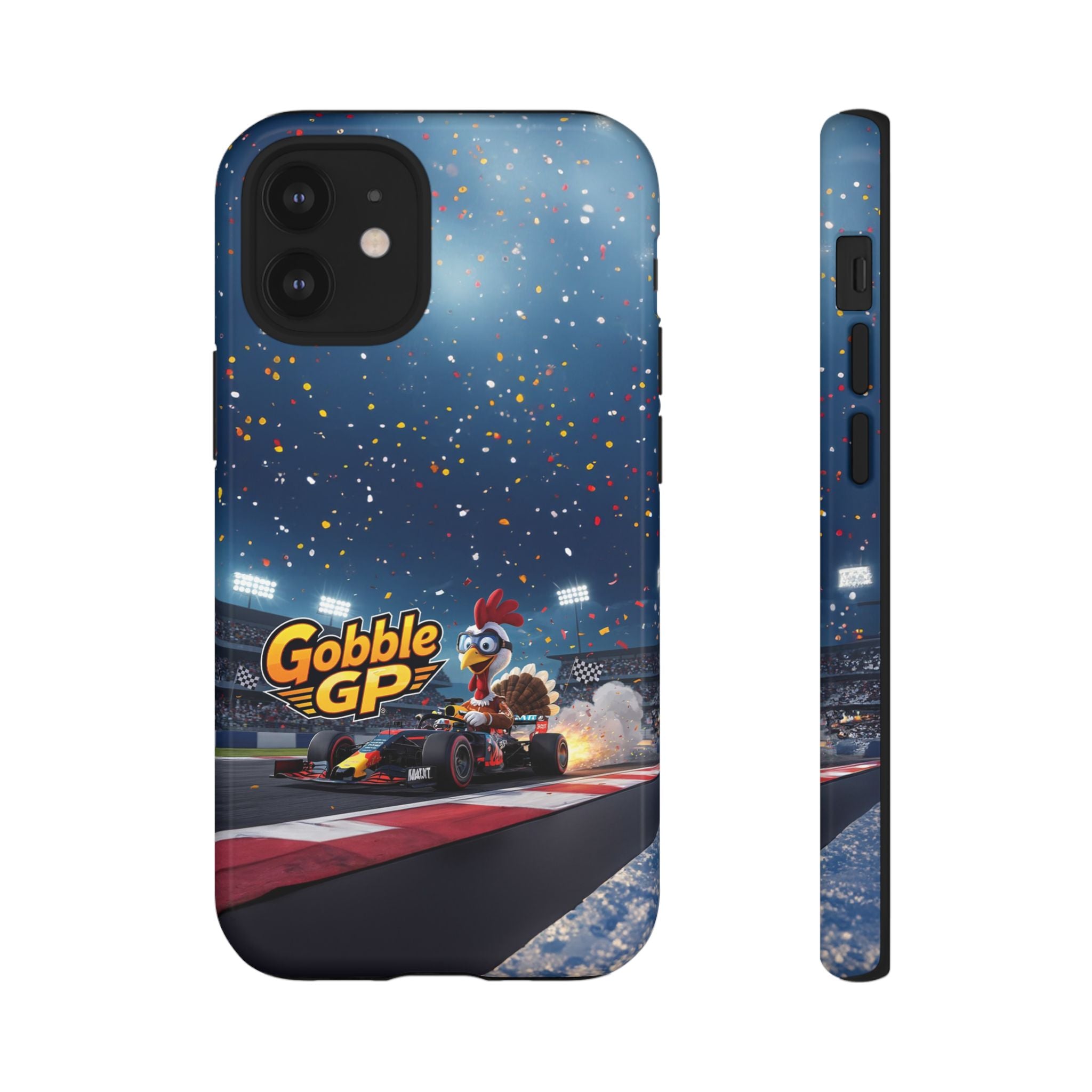 Gobble GP Turkey Racing Phone Case — Tough Protective Cover