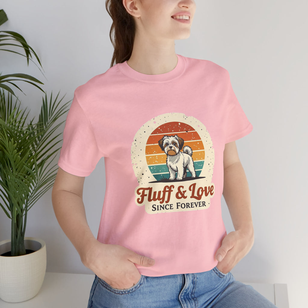 Maltese Dog Lover's Tee - Fluff & Love Since Forever