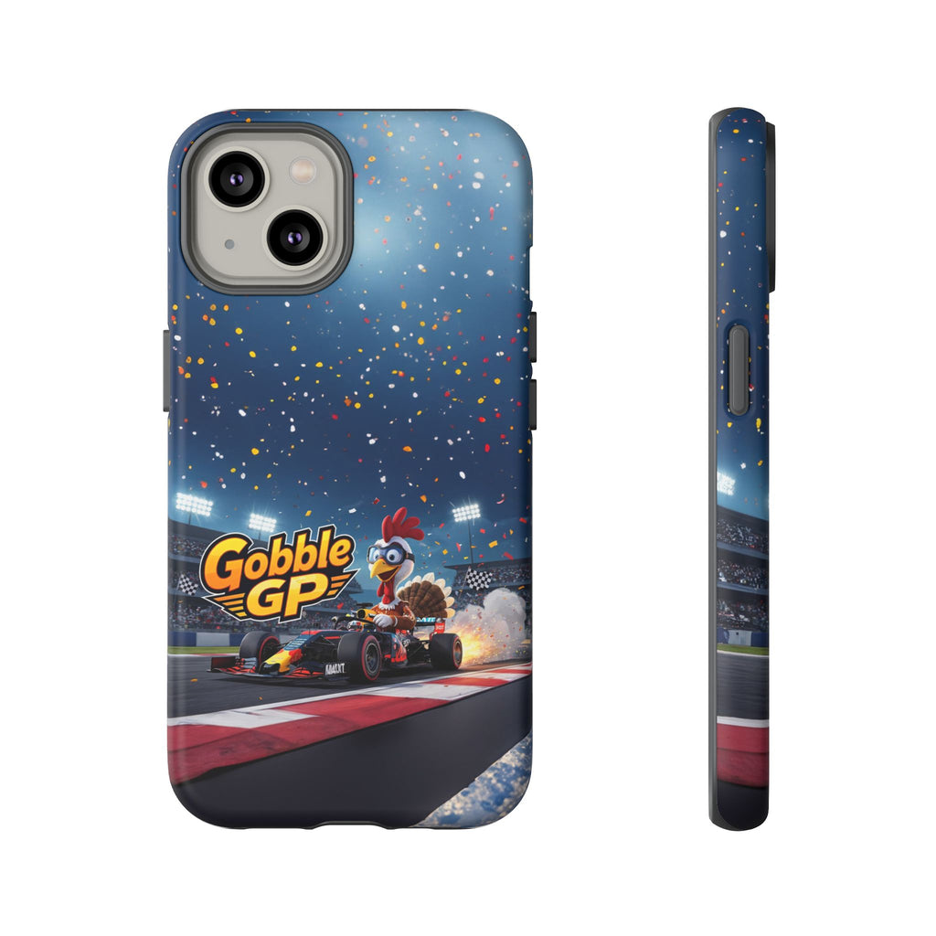 Gobble GP Turkey Racing Phone Case — Tough Protective Cover