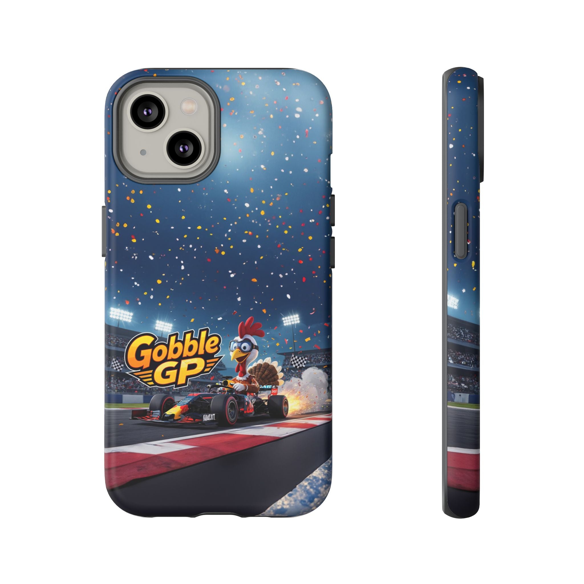Gobble GP Turkey Racing Phone Case — Tough Protective Cover