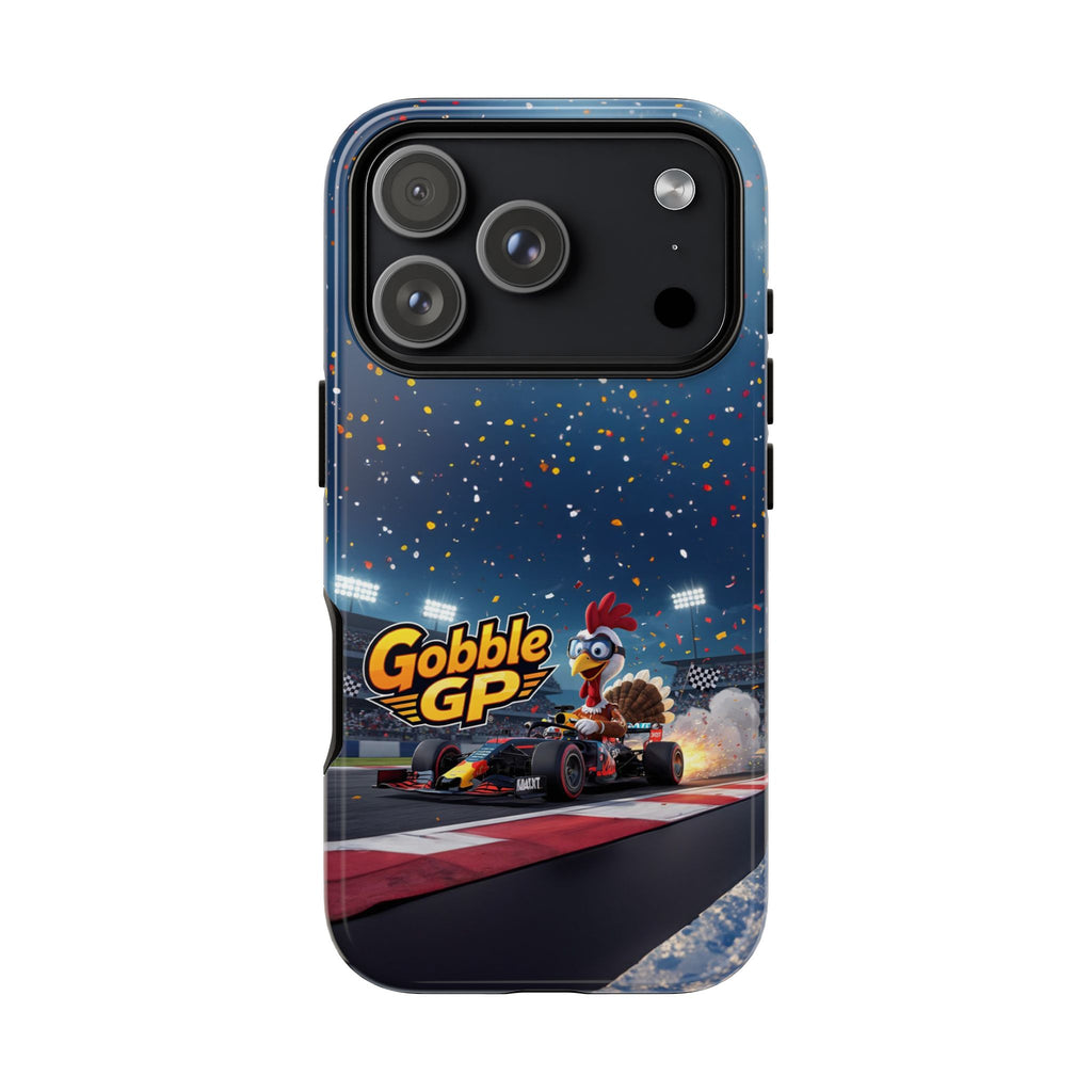 Gobble GP Turkey Racing Phone Case — Tough Protective Cover
