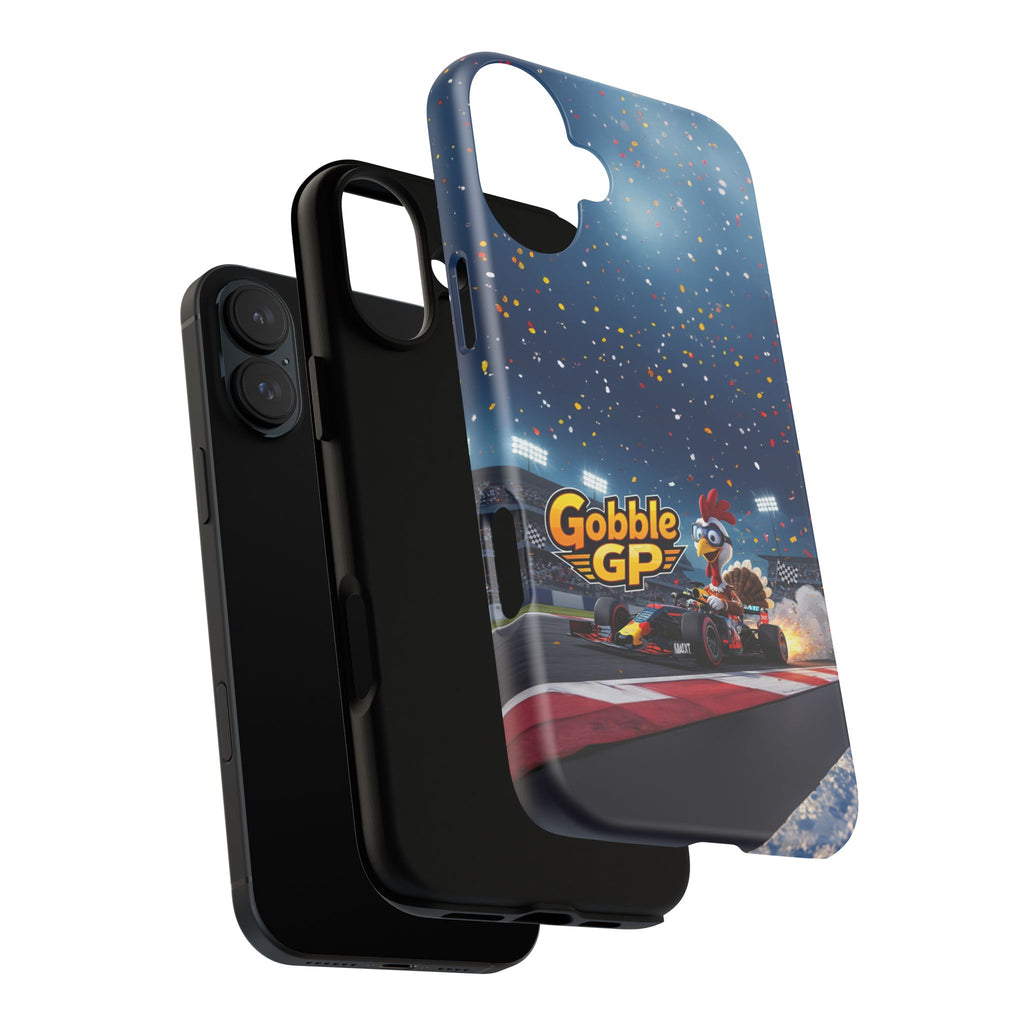 Gobble GP Turkey Racing Phone Case — Tough Protective Cover