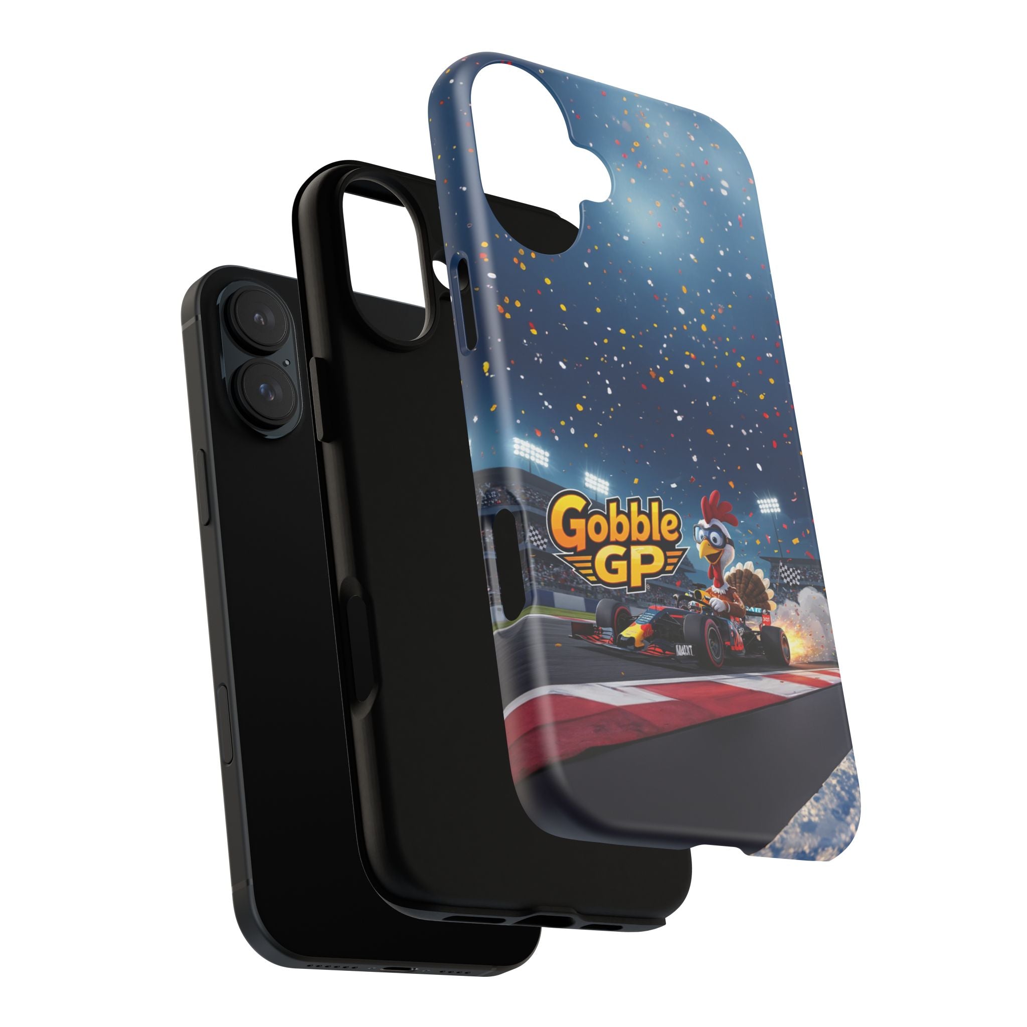 Gobble GP Turkey Racing Phone Case — Tough Protective Cover