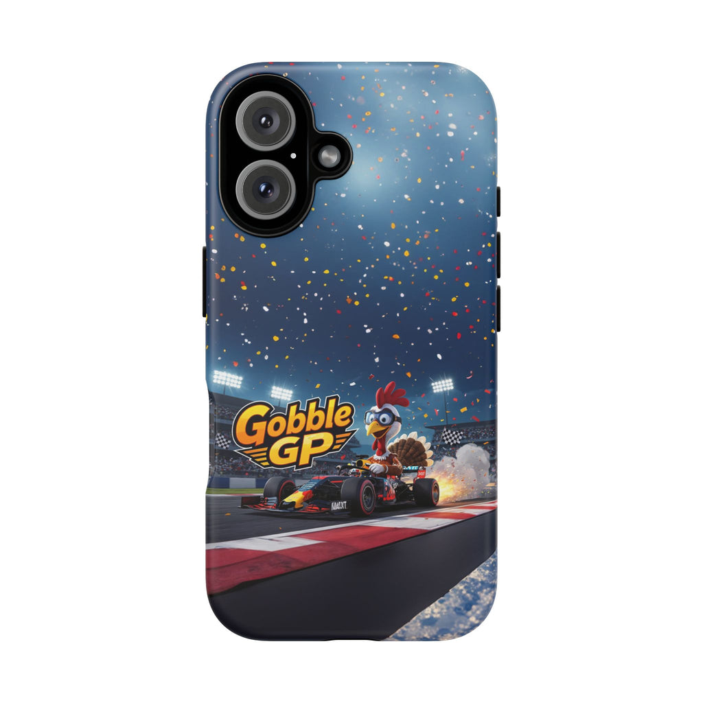 Gobble GP Turkey Racing Phone Case — Tough Protective Cover