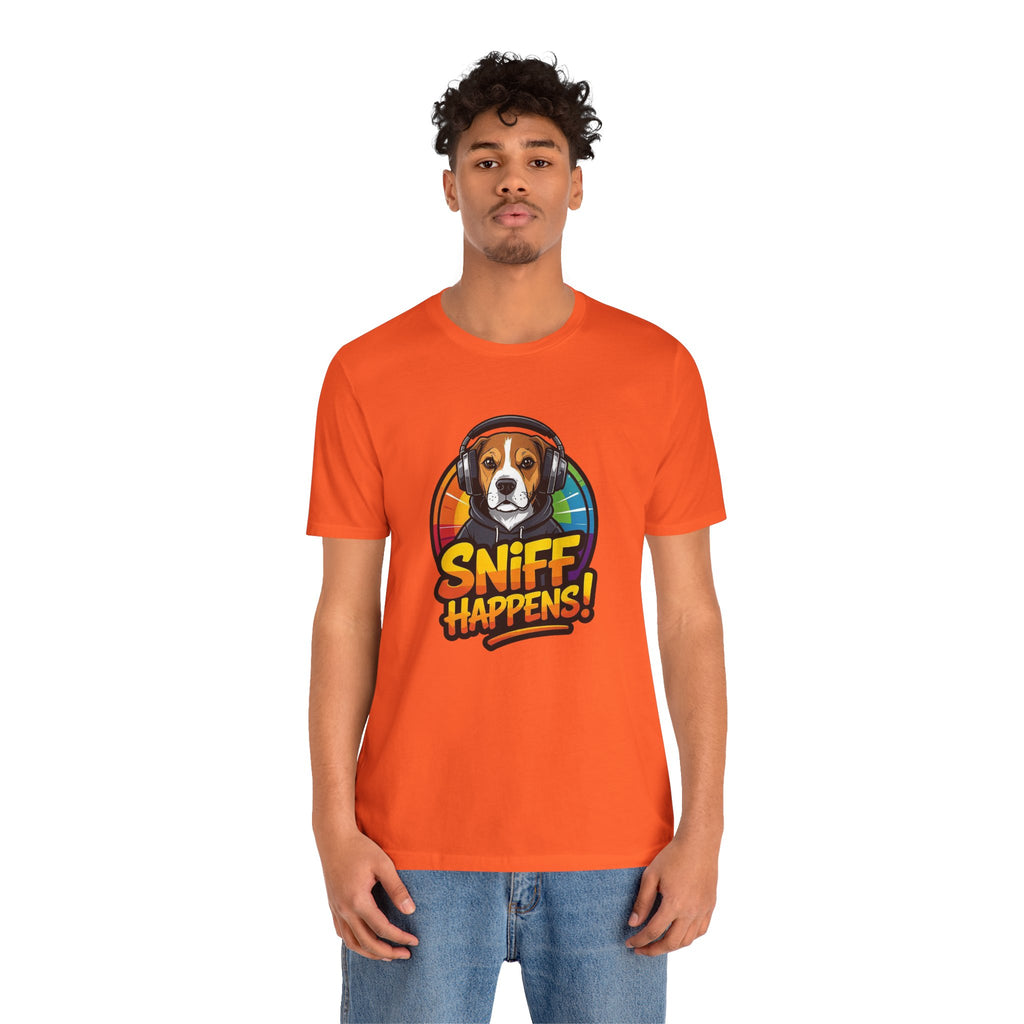 Beagle Sniff Happens Funny Dog T-Shirt