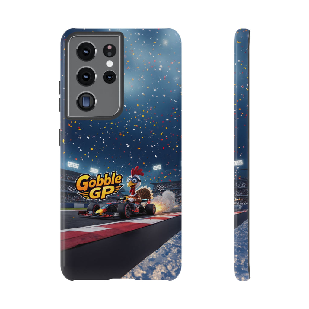 Gobble GP Turkey Racing Phone Case — Tough Protective Cover