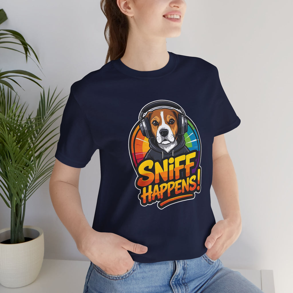 Beagle Sniff Happens Funny Dog T-Shirt