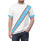 Guatemala Soccer Diagonal Sky Blue Stripe Jersey — Custom Jersey