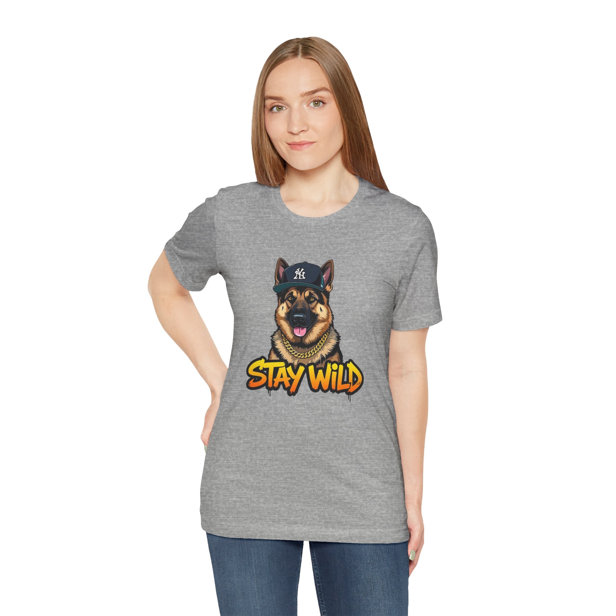 Stay Wild German Shepherd Graphic Tee