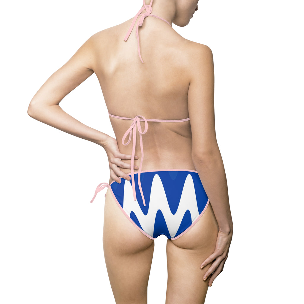 El Salvador Flag Bikini — Women's El Salvador Swimwear