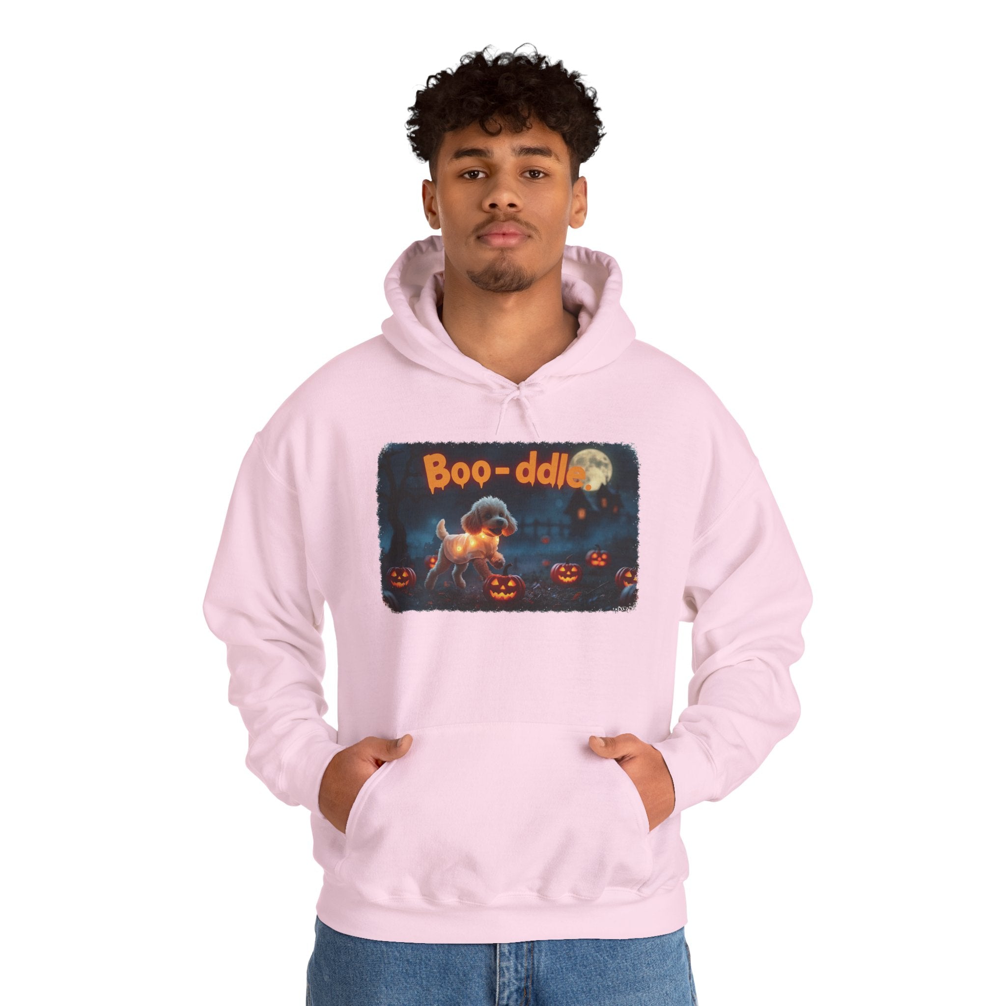Poodle Halloween Hoodie Pumpkin Design