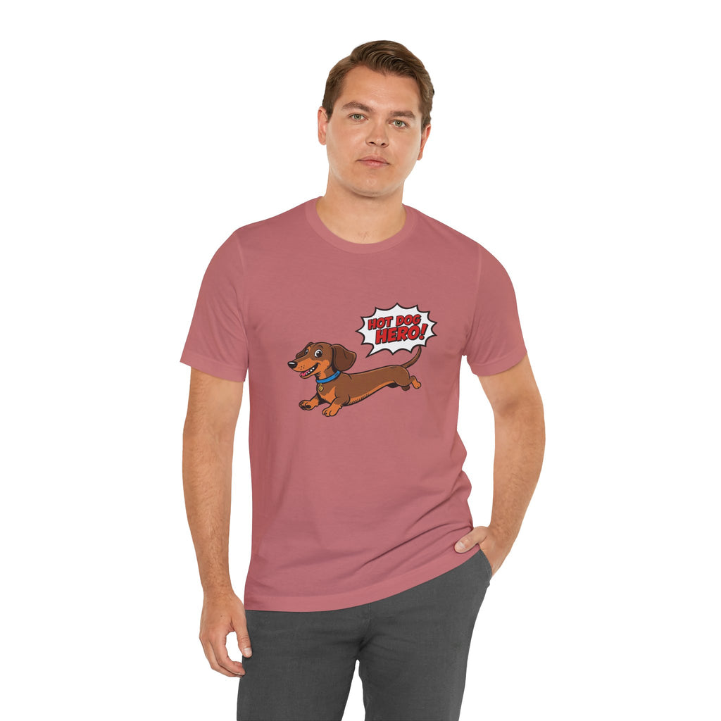 Playful Dachshund Graphic Tee