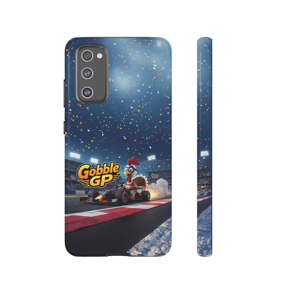 Gobble GP Turkey Racing Phone Case — Tough Protective Cover