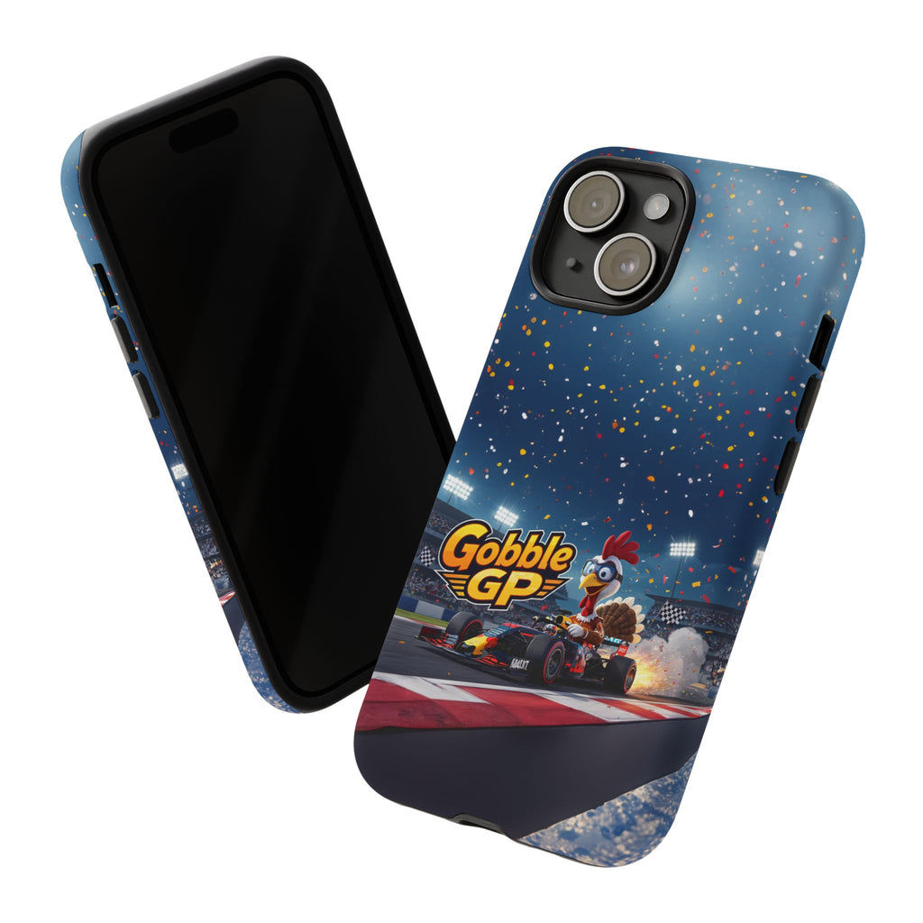 Gobble GP Turkey Racing Phone Case — Tough Protective Cover