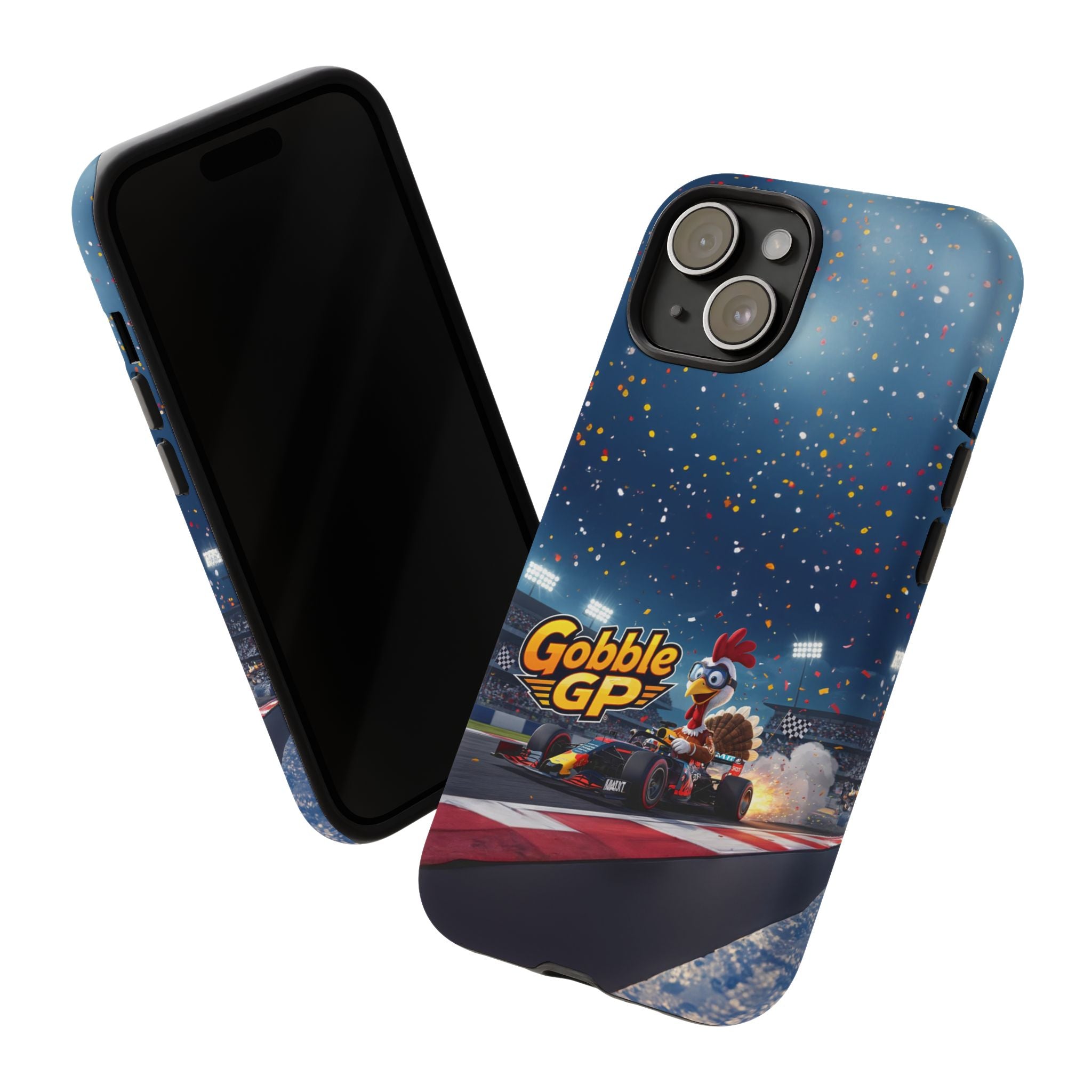 Gobble GP Turkey Racing Phone Case — Tough Protective Cover