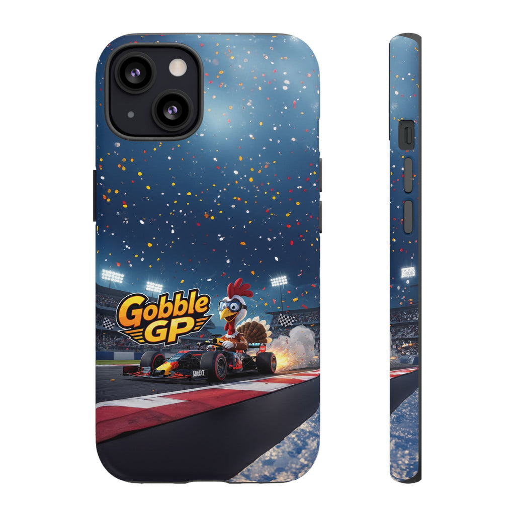 Gobble GP Turkey Racing Phone Case — Tough Protective Cover