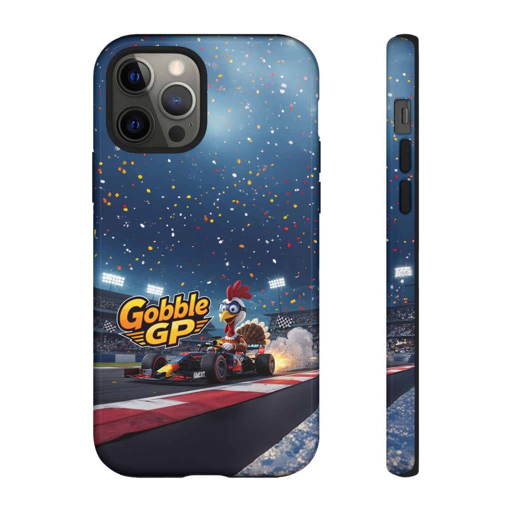 Gobble GP Turkey Racing Phone Case — Tough Protective Cover