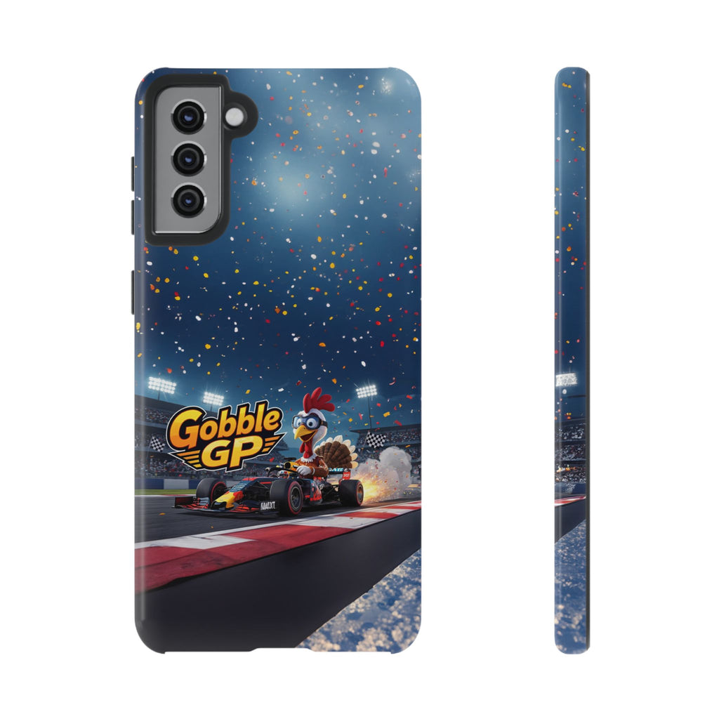 Gobble GP Turkey Racing Phone Case — Tough Protective Cover
