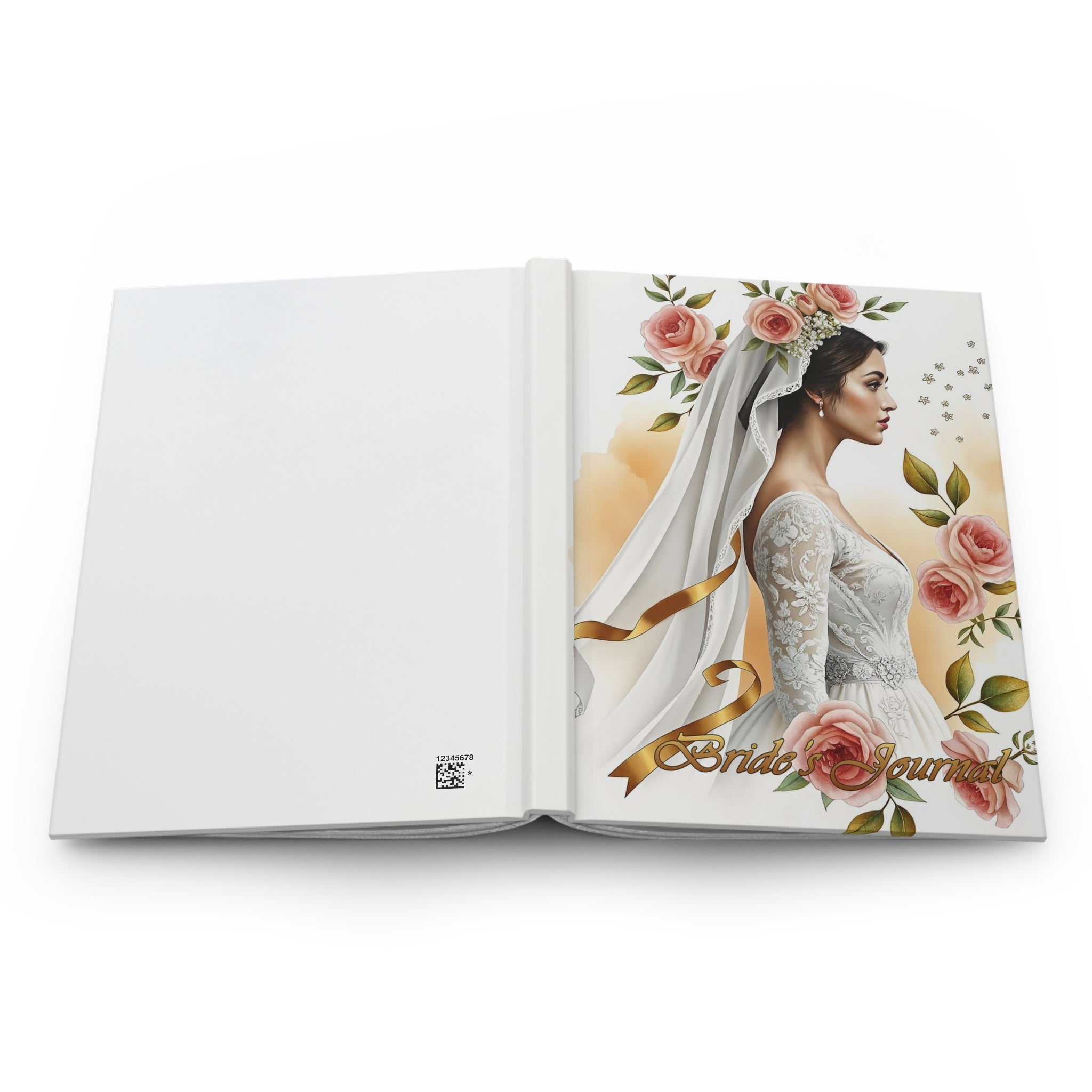 Bridal Journal Hardcover — Floral Bride Wedding Planner & Keepsake