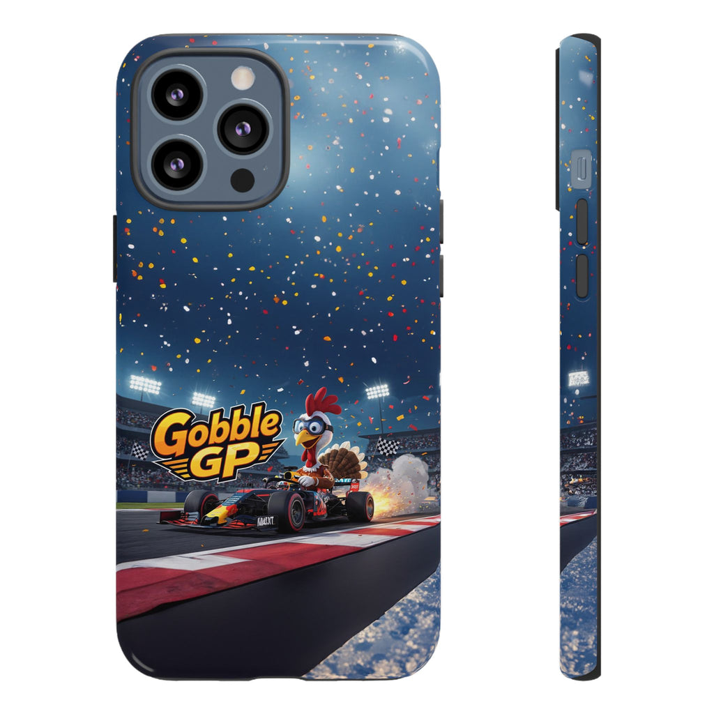 Gobble GP Turkey Racing Phone Case — Tough Protective Cover