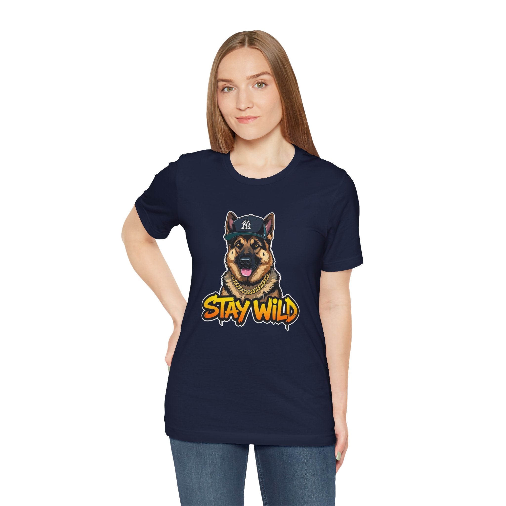 Stay Wild German Shepherd Graphic Tee