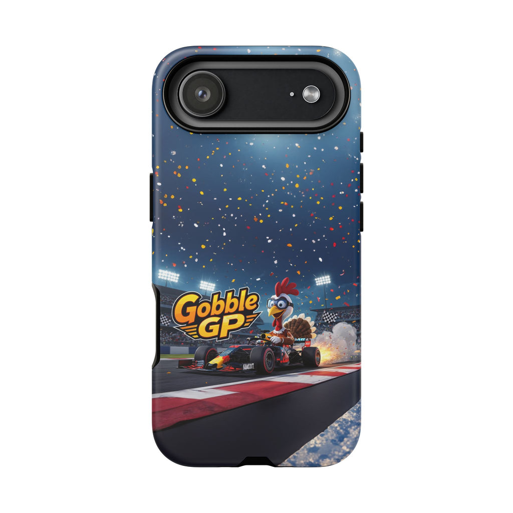 Gobble GP Turkey Racing Phone Case — Tough Protective Cover