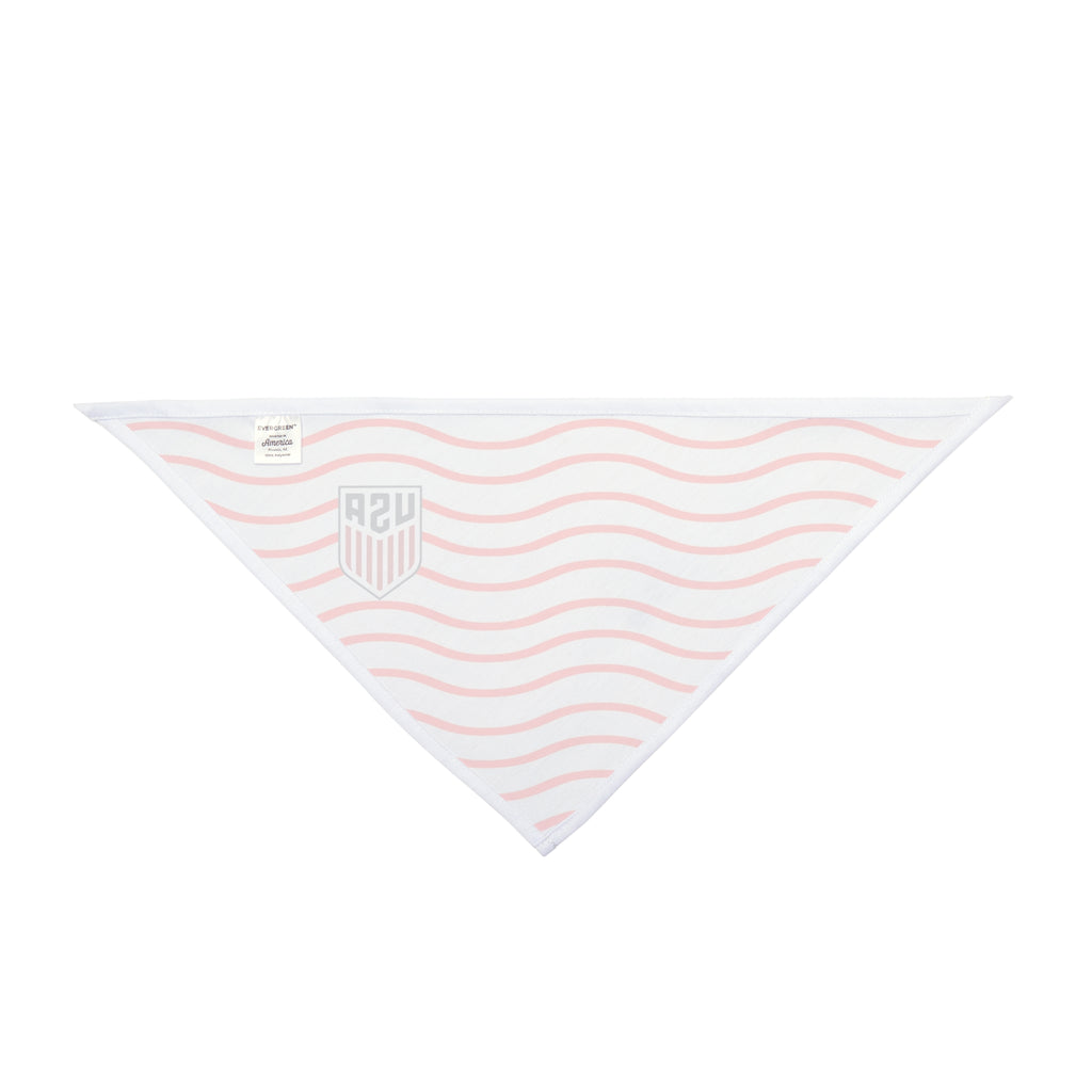 USA Soccer Pet Bandana — Patriotic Dog/Cat Scarf